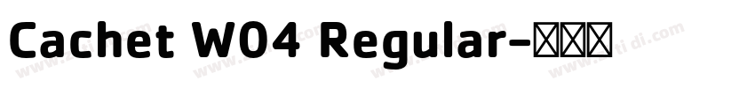 Cachet W04 Regular字体转换